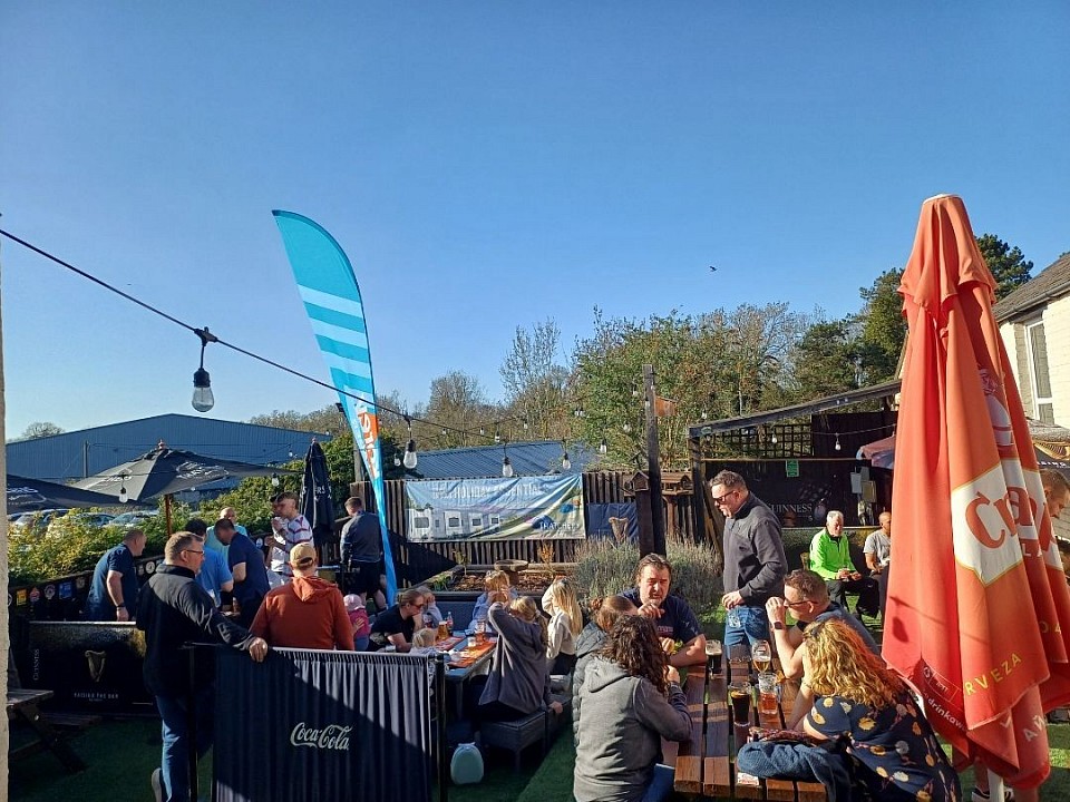 Busy Beer Garden